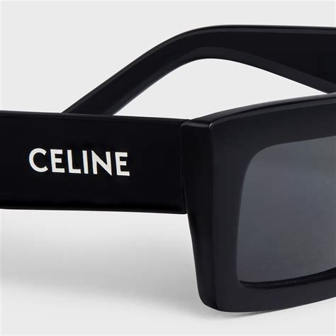 celine monochroms 02 sunglasses in acetate - black|CELINE Monochroms 02 sunglasses in Acetate.